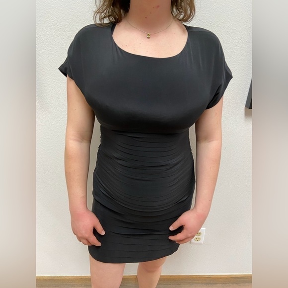 Geren Ford  Black Sheath Dress Women’s size L - Picture 5 of 9